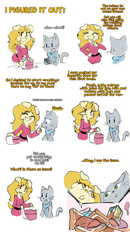 anthro beverage black_eyes blonde_hair clothing dialogue electronics eyes_closed female food freckled_face freckles fur green_eyes grey_body grey_fur hair juice_(beverage) juice_box long_hair male open_mouth phone scarf smug smug_face tail tail_motion tailwag tan_body tan_fur text touching_nose whiskers yellow_eyes anonymous_artist bittersweet_candy_bowl fan_character mike_(bcb) bird_dog canid canine canis domestic_cat domestic_dog felid feline felis golden_retriever hunting_dog korat_cat mammal retriever 9:16 colored comic digital_drawing_(artwork) digital_media_(artwork) english_text hi_res