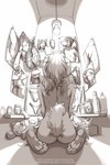 anthro bodily_fluids breasts butt clothing female footwear fur genitals hair kneeling male nipples nude nude_anthro nude_male panties photo plushie shoes shrine sneakers socks solo sweat tail text tissue_box underwear vulva conditional_dnp jay_naylor brooke_reed colin_(jay_naylor) canid canine canis domestic_dog mammal procyonid raccoon hi_res url