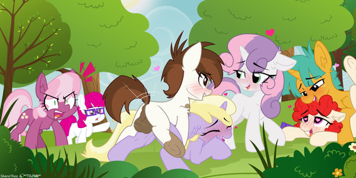 animal_genitalia animal_penis balls doggystyle duo equine_genitalia equine_penis female feral from_behind_position genitals group group_sex male male/female orgy outside penis sex vaginal young young_on_young sherathoz tolpain friendship_is_magic hasbro my_little_pony cheerilee_(mlp) dinky_hooves_(mlp) pipsqueak_(mlp) snails_(mlp) sweetie_belle_(mlp) twist_(mlp) equid equine horse mammal pony absurd_res hi_res