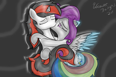 alternate_universe blue_body blue_feathers blue_fur cutie_mark duo eyes_closed feathered_wings feathers female female/female feral fur grey_background grimdark hair horn hug kissing multicolored_tail purple_eyes purple_hair rainbow_tail simple_background tail transformation wings total-krazen fallout fallout_equestria foe:_project_horizons friendship_is_magic hasbro microsoft my_little_pony mythology blackjack_(fallout_equestria) fan_character morning_glory_(fallout_equestria) rainbow_dash_(mlp) equid equine horse mammal mythological_creature mythological_equine pegasus pony unicorn 2014 3:2 crossover hi_res
