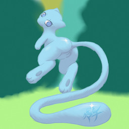 anthro anus blue_body blue_fur butt chibi female fur genitals glistening glistening_butt long_tail looking_at_viewer paws solo tail vulva kumachi nintendo pokemon pokemon_tcg_pocket felid feline generation_1_pokemon legendary_pokemon mammal mew_(pokemon) pokemon_(species) shiny_pokemon 1:1 absurd_res hi_res sketch