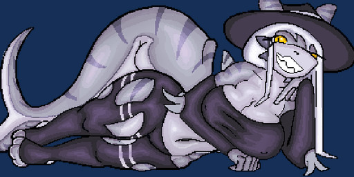 anthro breasts butt clothing female hair hat headgear headwear simple_background solo stripes tail teeth white_hair tcg_(artist) freaky_ass_shark aquatic fish shark alpha_channel digital_media_(artwork) smaller_version_at_source wplace_(artwork)