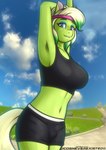 anthro clothing female looking_at_viewer minty solo conditional_dnp jcosneverexisted hasbro mlp_g5 my_little_pony equid equine horse mammal pony absurd_res hi_res tagme