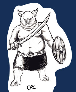 angry anthro barefoot belly belt black_line_art body_hair bottomwear chainmail clothed clothing ear_piercing ear_ring empty_eyes feet fingers front_view frown happy_trail holding_melee_weapon holding_object holding_shield holding_sword holding_weapon hooved_toes hooves looking_at_viewer male melee_weapon moobs musclegut muscular muscular_anthro muscular_male navel nipples open_frown open_mouth outline overweight overweight_anthro overweight_male piercing ring_piercing shield simple_background skirt snout solo standing sword text topless transparent_background tucks weapon white_outline 4chan_anon domestic_pig mammal orc suid suine sus_(pig) alpha_channel cel_shading digital_media_(artwork) full-length_portrait greyscale monochrome portrait shaded sketch species_name