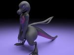 5_fingers 5_toes anthro black_body feet female fingers open_mouth pupils purple_eyes simple_background slit_pupils solo standing tail tail_motion tailwag toes kazzypoof nintendo pokemon generation_7_pokemon lizard pokemon_(species) reptile salazzle scalie 2016 3d_(artwork) 3d_animation animated digital_media_(artwork) short_playtime