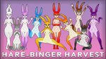 anthro banner_image breasts female female/female genitals group indie_game nipples nude nude_anthro nude_female pussy leadreaper lagomorph leporid mammal rabbit 16:9 hi_res model_sheet widescreen