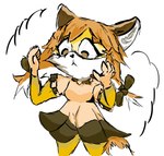 anthro autumn brown_body female looking_at_self orange_color solo surprise tail transformation andetheslayer ailurid animal_humanoid canid canid_humanoid canine canine_humanoid fox_humanoid humanoid mammal mammal_humanoid red_panda