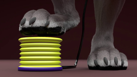 air_pump anthro feet foot_focus foot_pump pawpads paws pumping sound_effects conditional_dnp digitallis canid canine canis mammal wolf 16:9 3d_(artwork) 3d_animation animated digital_media_(artwork) hi_res huge_filesize loop sound webm widescreen