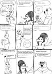 anthro carrying_another clothing deaf dialogue duo female long_ears male shocked simple_background size_difference speech_bubble text white_background bernielover disney zootopia fru_fru judy_hopps arctic_shrew bear eulipotyphlan lagomorph leporid mammal rabbit shrew igor_(disambiguation) comic english_text hi_res monochrome