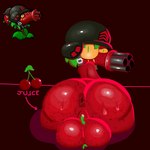 anthro anus armor balls big_balls big_butt bodily_fluids butt cherry food fruit fusion genitals green_hair gun hair headgear helmet looking_at_viewer looking_back machine_gun male neck_tuft not_furry plant puffy_anus ranged_weapon red_body simple_background solo sweat sweatdrop tuft weapon axouwur electronic_arts plants_vs._zombies popcap_games cherry_bomb_(pvz) elemental_creature elemental_humanoid flora_fauna food_creature humanoid hybrid living_cherry living_fruit peashooter_(pvz) plant_humanoid 1:1 2025 hi_res