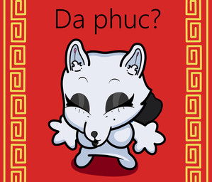 anthro asian black_eyelids black_ribbon ears_up eyelashes female fur humor korean markings mole_(marking) racism red_background simple_background solo text white_body white_fur awesomemazda04 fototeta ms._south_korea_(awesomemazda04) canid canine canis domestic_dog korean_jindo mammal spitz absurd_res cel_shading english_text hi_res shaded