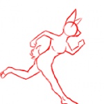 female hooves nude running simple_background solo transparent_background lucidsuicide alpha_channel animated low_res sketch thumbnail