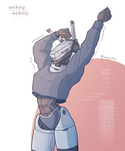 clothing crop_top female machine midriff shirt simple_background solo standing stretching text topwear underwear white_body warjenkins humanoid robot robot_humanoid 2025 absurd_res colored english_text hi_res signature