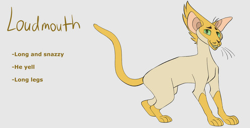 ambiguous_gender feral feralized fur green_eyes long_tail orange_body orange_fur short_fur simple_background solo tail text white_background yellow_body yellow_fur segamastergirl my_hero_academia warriors_(book_series) present_mic domestic_cat felid feline felis mammal 2019 crossover english_text model_sheet