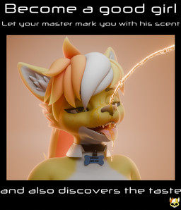 anthro bodily_fluids collar collar_only female genital_fluids nude open_mouth peeing peeing_on_another solo tongue tongue_out urine urine_in_mouth urine_on_face urine_stream watersports haolde haolde_(character) canid canine canis mammal wolf 3d_(artwork) blender_(artwork) blender_cycles_(artwork) digital_media_(artwork) hi_res