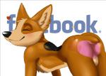 anthro balls black_body black_fur black_nose brown_body brown_fur butt eyes_closed fur genitals heart_symbol inner_ear_fluff male multicolored_body multicolored_fur pink_body pink_fur presenting smile solo sticker tan_body tan_fur tuft unknown_artist facebook facebook_stickers biscuit_(facebook) canid canine canis domestic_dog herding_dog mammal pastoral_dog welsh_corgi