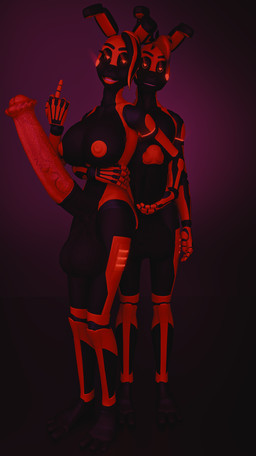 anthro balls big_balls big_breasts big_penis breasts genitals gynomorph intersex looking_at_viewer machine male nipples nude penis bunnnyboi disembowell_(modeler) red-eye_(modeler) five_nights_at_freddy's scottgames fan_character rubin_(bunnnyboi) ruby_(bunnnyboi) android animatronic lagomorph leporid mammal rabbit robot 3d_(artwork) absurd_res digital_media_(artwork) hi_res