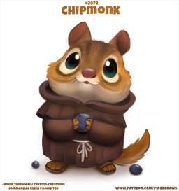 anthro benedictine_habit black_eyes blueberry_(fruit) brown_body brown_fur clothing food footwear fruit fur habit humor looking_at_viewer male monk plant pun robe sandals shoes simple_background solo tan_body tan_fur text visual_pun whiskers white_background piper_thibodeau chipmunk ground_squirrel mammal rodent sciurid 2020 digital_media_(artwork) digital_painting_(artwork) english_text painting_(artwork) url