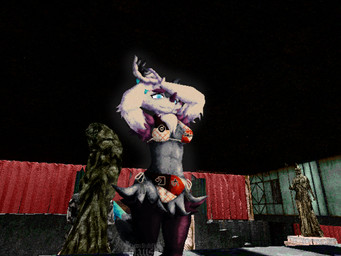 alternate_color bikini bikini_bottom bikini_top blue_body blue_eyes blue_fur checkered checkered_floor clothing detailed_background fur looking_at_viewer purple_body purple_fur red_curtains sculpture stairs statue stretching stretching_arms swimwear two-piece_swimsuit white_body white_fur window thegreaterclaush dark_souls fromsoftware nintendo pokemon jawsh_(jawshdafox) braixen generation_6_pokemon pokemon_(species) 4:3 absurd_res digital_media_(artwork) hi_res pixel_(artwork)