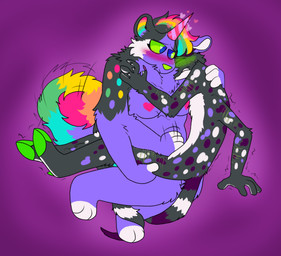 ambiguous_gender anthro duo genitals handjob hiding holding_partner hooves horn male multi_arm multi_limb overweight overweight_anthro penile penis sex skinny_male small_penis tail tail_coil tail_motion tailwag tremble_lines trembling_for_pleasure chimeracocks mythology chuck_clover(chimeracocks) richard_clover_(chimeracocks) alaskan_malamute canid canine canis domestic_dog equid equine hybrid mammal mythological_creature mythological_equine nordic_sled_dog spitz unicorn water_rat absurd_res hi_res brother_(lore) brothers_(lore) incest_(lore) nonbinary_(lore) sibling_(lore)