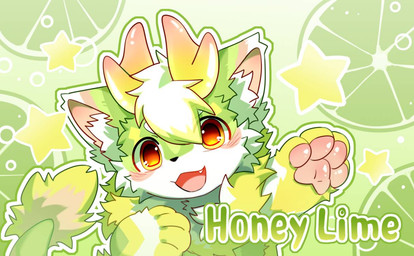 2_horns 4_fingers anthro biped blush blush_lines dragon_horn dragon_tail fangs fingers fluffy fluffy_tail fur green_body green_fur horn inner_ear_fluff kemono looking_at_viewer male multicolored_body multicolored_fur open_mouth open_smile pattern_background pawpads red_eyes simple_background smile smiling_at_viewer solo star tail teeth text tuft white_body white_fur yellow_body yellow_fur hlg7777 mythology honlem dragon furred_dragon furred_scalie mythological_creature mythological_scalie scalie 2025 chinese_description digital_drawing_(artwork) digital_media_(artwork) english_text shaded translated_description wallpaper