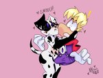 alternative_fashion anthro big_butt blush butt erection female goth kissing male male/female naughtymutt phoebe_dalmatian thick_thighs rayman_(series) ubisoft rayman canid canine humanoid mammal raypeople_(rayman) hi_res