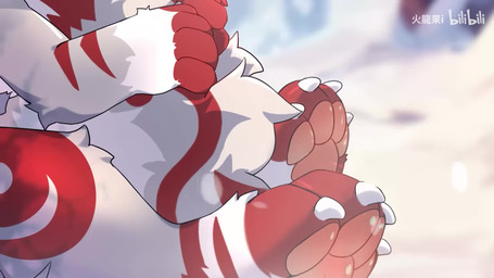 bite blush fade_in fur green_eyes kemono looking_away male nusic red_body red_fur sitting sitting_on_ground snow solo tail tail_bite tail_in_mouth white_body white_fur winter hlg7777 bilibili canid canine fox mammal 16:9 2024 2d_animation animated hi_res motion_tweening short_playtime sound video watermark widescreen