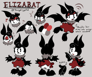 anthro bat_ears bat_tail feet female heart_symbol soles solo toonycryptid eliza_(toonycryptid) bat mammal hi_res