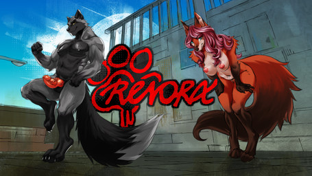 animal_genitalia animal_penis anthro belly bent_over big_breasts black_body black_fur black_tail blue_eyes breasts canine_genitalia canine_penis city city_background discord_banner duo erection female fur genitals grey_body grey_fur hair logo male male/female muscular nipples orange_body orange_fur penis pink_hair pointy_ears red_body red_fur slightly_chubby standing tail white_belly white_body white_fur cornbread_clip jenna_(rygel) rygel_misra canid canine fox mammal red_fox silver_fox true_fox 16:9 hi_res widescreen