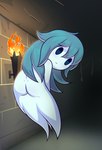 butt female legless loli looking_at_viewer looking_back looking_back_at_viewer not_furry solo torch young pestil spooky's_jump_scare_mansion spooky_(sjm) ghost spirit hi_res