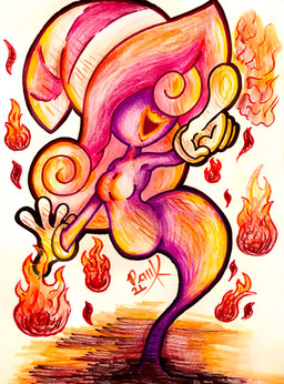 breasts clothing covered_eyes elemental_manipulation eyeless female fire fire_manipulation gesture gloves hair hand_gesture handwear hat headgear headwear legless lips not_furry pattern_clothing pattern_hat pattern_headgear pattern_headwear pink_hair pointing purple_body slightly_chubby small_breasts solo striped_clothing striped_hat striped_headgear striped_headwear stripes white_clothing white_gloves white_handwear witch_hat yellow_lips pervnamedregazz mario_bros nintendo paper_mario vivian_(mario) ghost humanoid shadow_creature shadow_siren spirit 2021 absurd_res hi_res traditional_media_(artwork)