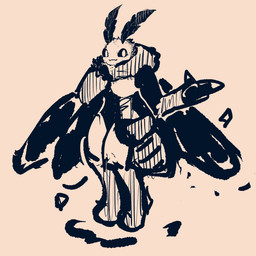 4_arms antennae_(anatomy) anthro arthropod_abdomen black_sclera digitigrade flesh_fang insect_wings lepidopteran_wings looking_at_viewer multi_arm multi_limb neck_tuft simple_background standing tuft white_background wings nanami_marron floof_(binaryfloof) arthropod insect lepidopteran moth 1:1 hi_res monochrome