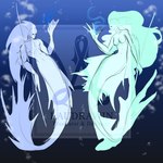 anthro duo female male solo split_form laudrawin marine merfolk triton 1:1 hi_res