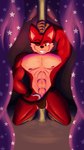 anthro barazoku genitals male muscular muscular_anthro muscular_male nightclub penis santi_buenfil solo five_nights_at_freddy's scottgames foxy_(fnaf) canid canine fox mammal 9:16 absurd_res hi_res