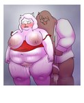 after_sex anthro belly blush bodily_fluids border breasts brown_body brown_fur cum cum_from_vagina cum_in_vagina cum_inside duo female fur genital_fluids genitals male male/female nipples obese obese_female overweight overweight_female overweight_male penis polaroid_photo questionable_consent sweat tail tail_around_penis tail_fetish tail_play unwanted_cum_inside white_body white_border white_fur oxkingky cat_diana_(oxkingky) wilfred_(oxkingky) canid canine canis domestic_cat domestic_dog felid feline felis mammal 2025 hi_res