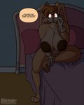 3_toes 5_fingers anthro bed big_breasts breasts clothing dark_room dialogue feet female fingers fur furniture genitals gloves gloves_only hair handwear handwear_only hindpaw huge_breasts humanoid_hands mature_anthro mature_female montgomery_glands mostly_nude mostly_nude_anthro mostly_nude_female navel nipples nude nude_anthro nude_female on_bed orange_hair paws pussy sitting sitting_on_bed smile solo speech_bubble tan_body tan_fur text toes tongue sketchybug sega sonic_the_hedgehog_(series) vanilla_the_rabbit lagomorph leporid mammal rabbit 4:5 english_text hi_res