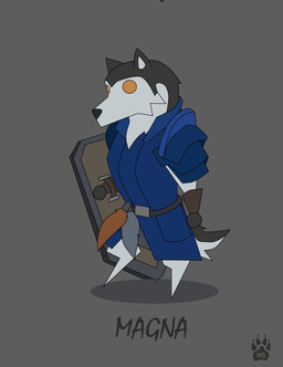 anthro armor biped female shield solo standing wolfdawg armello league_of_geeks magna_(armello) canid canine canis mammal wolf 2017 hi_res