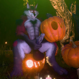 animal_genitalia animal_penis anthro balls big_balls big_penis bodily_fluids body_hair canine_genitalia canine_penis cemetery cum cum_covered_penis cum_in_pumpkin excessive_cum excessive_genital_fluids food forest forest_background fruit genital_fluids genitals hair halloween_decoration holidays huge_penis improvised_sex_toy jack-o'-lantern male masturbation multiple_orgasms muscular muscular_male nature nature_background nude orgasm penile penile_masturbation penis plant pumpkin pumpkin_fucking pumpkin_masturbation solo spread_legs spreading tree vein veiny_penis reoxur blender_eevee halloween mythology canid canine mammal mythological_canine mythological_creature werecanid werecanine werecreature werewolf 1:1 3d_(artwork) 3d_animation animated blender_(artwork) digital_media_(artwork) huge_filesize long_playtime no_sound webm