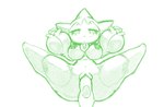 abdominal_bulge anthro balls breasts clitoris duo female female_focus genitals male male/female nipples plant pussy short_stack solo_focus spread_legs spreading thick_thighs 100licorice nintendo pokemon elemental_creature flora_fauna generation_3_pokemon humanoid pokemon_(species) roselia animated green_and_white monochrome short_playtime