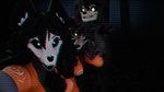 anthro big_breasts black_body black_fur black_hair breasts clothed clothing female fur glowing glowing_eyes group hair looking_at_viewer orange_clothing selfie trio porkingmane cryptiacurves_(modeler) da.nilkaz_(modeler) scrag_(modeler) scp_foundation scp-1471-a scp-1471-a_(da.nilkaz) scp-1471-a_(scrag) malo 16:9 2025 3d_(artwork) digital_media_(artwork) hi_res widescreen