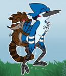 anal anal_penetration anthro avian beak bird blue_jay blush cum duo from_behind gay male mordecai penetration penis raccoon regular_show rigby verquilion
Rating: Explicit
Score: 4
User: Pokelova
Date: December 03, 2013