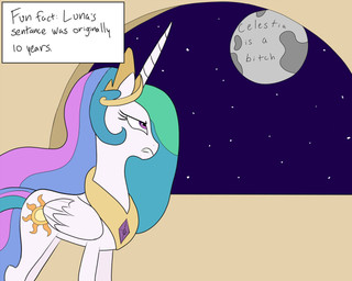 angry annoyed cutie_mark detailed_background eyelashes feathered_wings feathers female feral gem horn humor moon open_mouth princess profanity royalty solo star sun teeth text toony trolling white_body white_feathers wings unknown_artist friendship_is_magic hasbro my_little_pony mythology princess_celestia_(mlp) equid equine mammal mythological_creature mythological_equine winged_unicorn 5:4 english_text