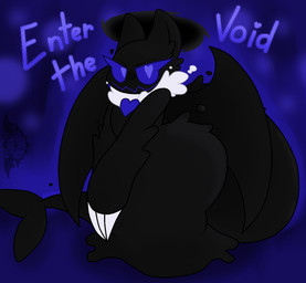 anthro bat_wings black_body claws female heart_eyes heart_symbol looking_at_viewer membrane_(anatomy) membranous_wings solo text wide_hips wings apollysabyss apollyon_(apollysabyss) angel bat fallen_angel mammal 2025 black_and_blue english_text hi_res monochrome