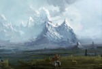 amazing_background anthro armor biped cloud detailed_background evergreen_tree flower flying fog grass greaves guitar landscape male moon mountain musical_instrument nature outside overcast pauldron pine_tree plant plucked_string_instrument rock scenery silhouette sitting sky snow solo string_instrument tail throat_of_the_world tower town tree lengry bethesda_game_studios microsoft mythology skyrim the_elder_scrolls dovahkiin domestic_cat dragon felid feline felis khajiit mammal mythological_creature mythological_scalie scalie detailed hi_res