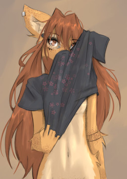 5_fingers anthro biped breasts clothed clothed_anthro clothed_female clothing countershade_torso countershading female fingers front_view fur hair looking_at_viewer navel piercing solo standing tattoo tinygaypirate apogee_(tinygaypirate) canid canine canis domestic_dog mammal 2026 absurd_res digital_drawing_(artwork) digital_media_(artwork) hi_res