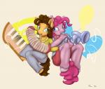 accordion anthro anthrofied balloon blue_eyes breasts brown_hair cleavage clothed clothing crossgender duo female flugelhorn green_eyes hair horn inflatable male musical_instrument pink_hair playing_music alasou friendship_is_magic hasbro my_little_pony cheese_sandwich_(mlp) pinkie_pie_(mlp) earth_pony equid equine horse mammal pony 2014 digital_media_(artwork) hi_res