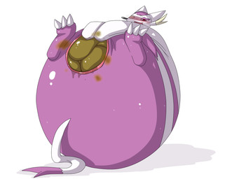 ambiguous_gender anus excessive_feces feces gaping gaping_anus hyper hyper_feces pooping scatplay solo what dlrowdog nintendo pokemon generation_5_pokemon mienshao pokemon_(species) 4:3 hi_res