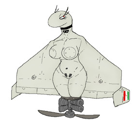 aircraft anthro big_breasts bomb breasts curvy_figure drone_(vehicle) explosives eyelashes female iranian_flag machine solo vehicle anonymous_artist hesa shahed_136 aeromorph living_aircraft living_machine living_vehicle 2026