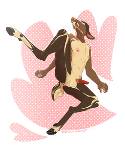 animal_genitalia animal_penis anthro anus bodily_fluids crying embarrassed erection genitals male nude penis presenting raised_leg raised_tail sheath shotabu solo spread_legs spreading tail tears young young_anthro young_male sweetbeau chevrotain deer mammal absurd_res hi_res
