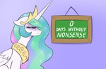 abstract_background blue_mane crown ethereal_hair ethereal_mane feathered_wings feathers female feral fur green_mane headgear horn mane multicolored_mane pink_mane pseudo_hair pseudo_mane purple_eyes regalia solo tiara tired tired_eyes unicorn_horn white_body white_fur wings ather_os friendship_is_magic hasbro my_little_pony mythology nickelodeon spongebob_squarepants princess_celestia_(mlp) equid equine mammal mythological_creature mythological_equine winged_unicorn 2024 absurd_res digital_drawing_(artwork) digital_media_(artwork) hi_res meme